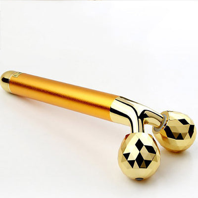 24k Gold 3d Electric Facial Lifting Vibration Massager